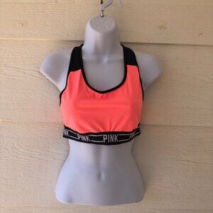 Pink Victoria's Secret Pink Crop / Haut Court Size Medium Sports Bra